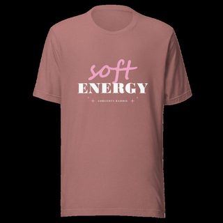Gorgeous Baddie Soft Energy Lux Tee Heather Mauve