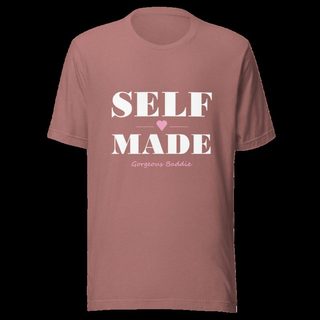 Gorgeous Baddie Self Made Lux Tee Heather Mauve