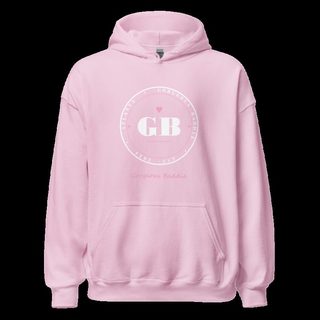 Gorgeous Baddie GB Crest Lux Hoodie Light Pink