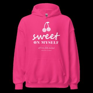 Gorgeous Baddie Sweet On Myself Love Notes Hoodie Heliconia
