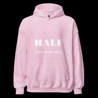 Gorgeous Baddie Half Of A Very Good Story - hers Love Notes Hoodie Light Pink