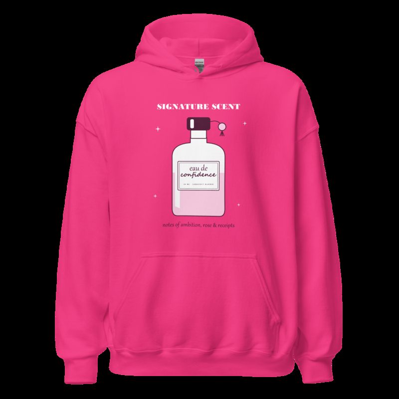 Gorgeous Baddie Signature Scent Confidence Boutique Hoodie Heliconia