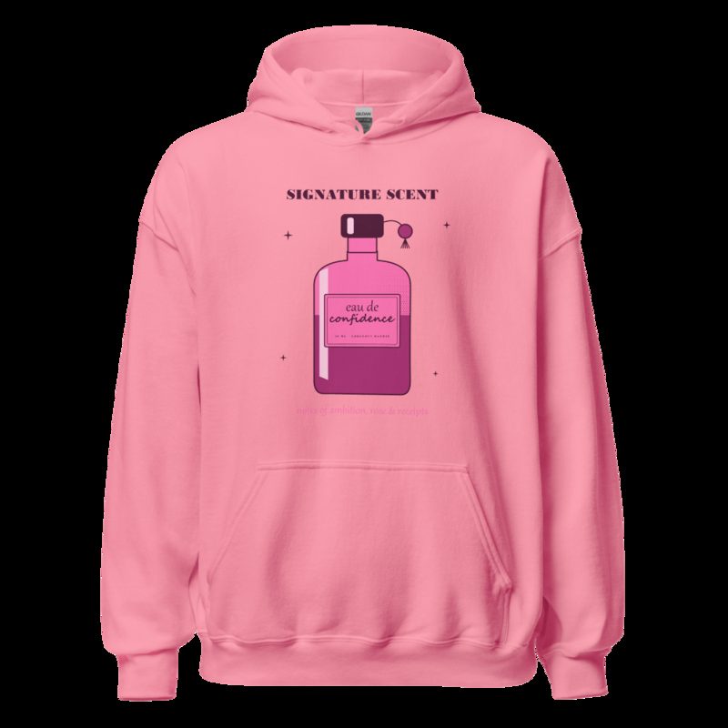 Gorgeous Baddie Signature Scent Confidence Boutique Hoodie White Azalea