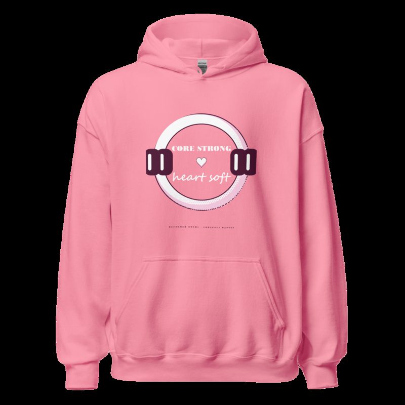 Gorgeous Baddie Core Strong Heart Soft Boutique Hoodie Azalea