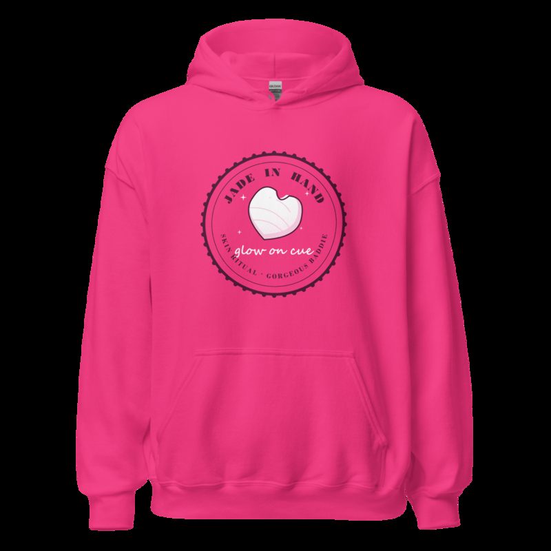 Gorgeous Baddie Jade In Hand Glow Boutique Hoodie Heliconia