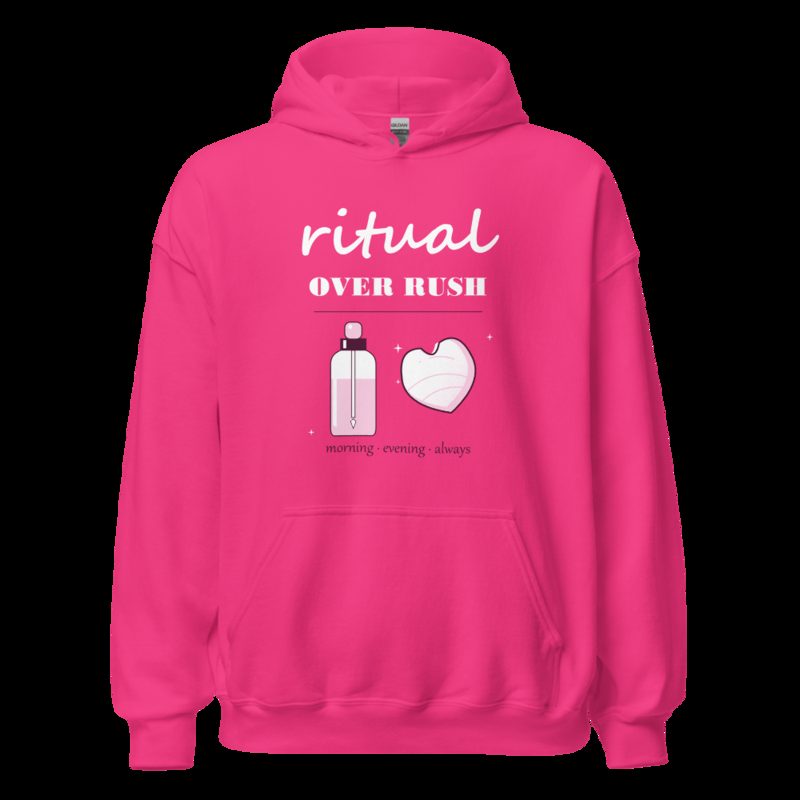 Gorgeous Baddie Ritual Over Rush Boutique Hoodie Heliconia