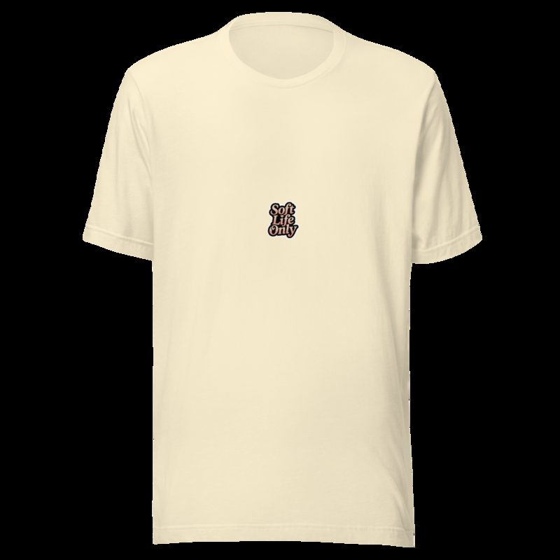 Gorgeous Baddie Soft Life Only Tee Natural