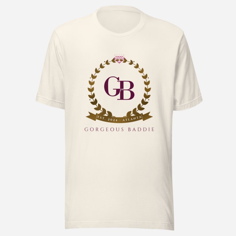 Gorgeous Baddie Maison Crest Tee Vintage White