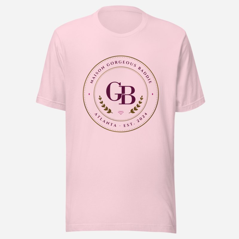 Gorgeous Baddie Maison Medallion Tee Soft Pink