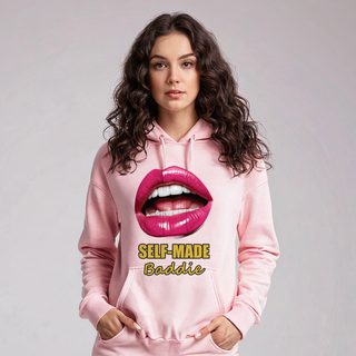 Gorgeous Baddie Self-Made Lips Hoodie AI model
