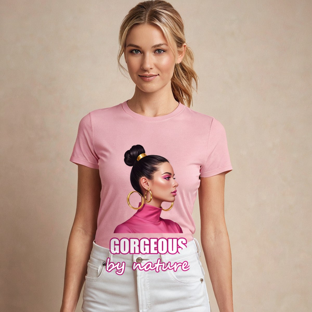 Gorgeous Baddie Gorgeous By Nature Tee