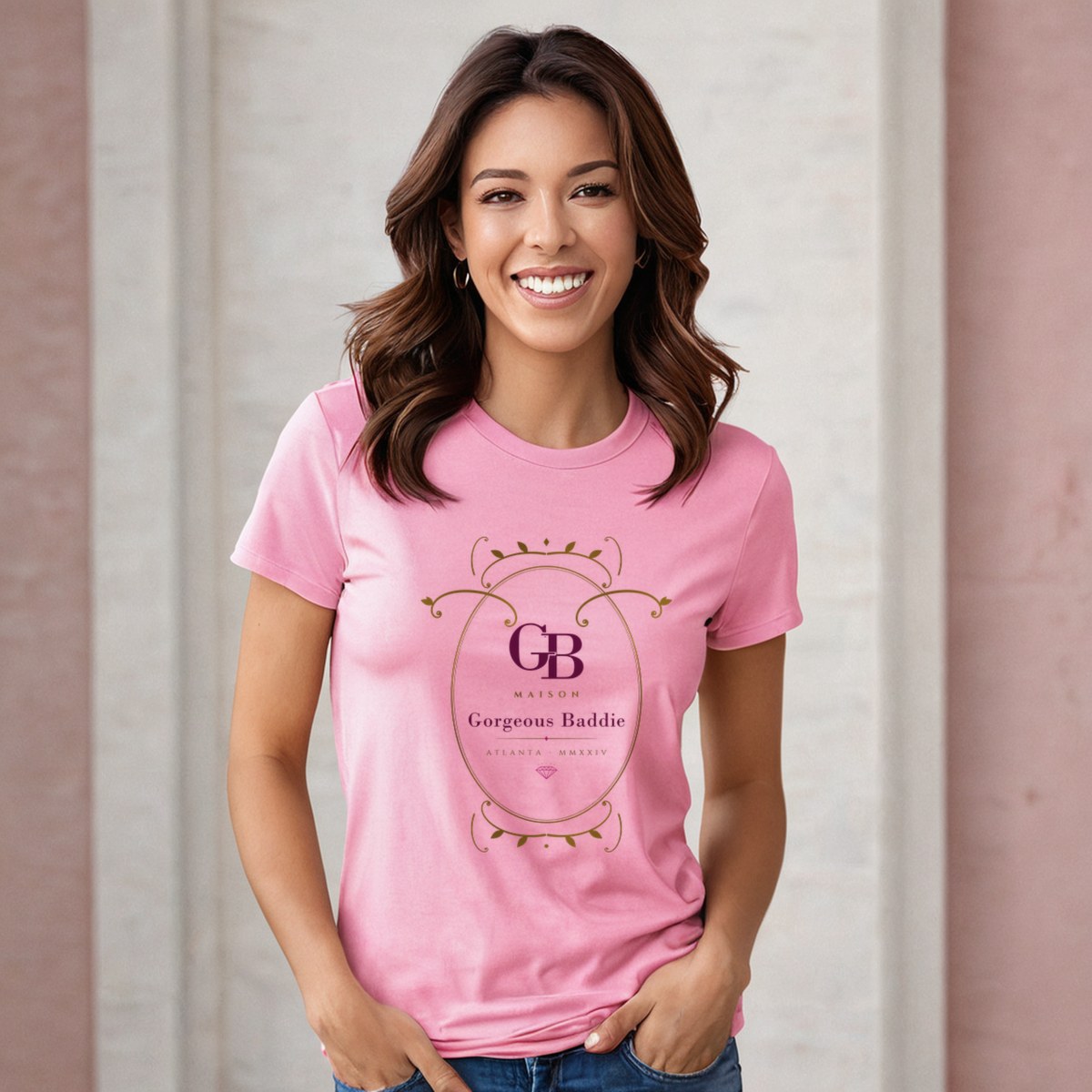 Gorgeous Baddie Maison Baroque Cartouche Tee